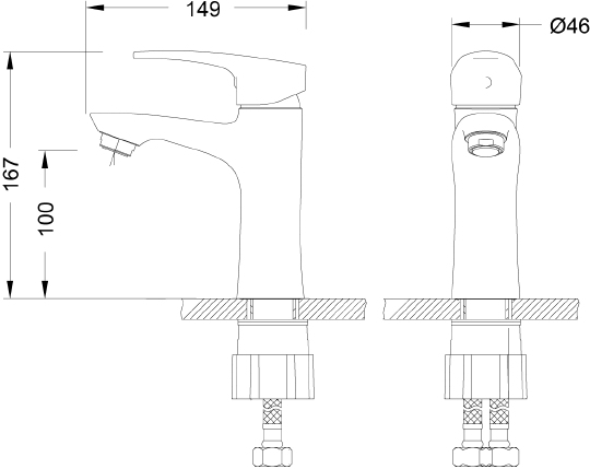 Смеситель Lemark Linara LM0406C для раковины