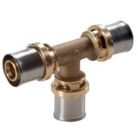 Тройник, Giacomini, RM150, 32 x 3, латунь, для труб GIACOTHERM, GIACOFLEX и многослойных RM150Y011