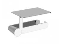 Бумагодержатель Gessi Cono с крышкой  45449/031