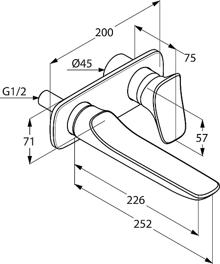 Смеситель Kludi Ambienta 532450575 для раковины