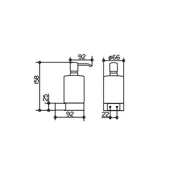 Дозатор для жидкого мыла Keuco Plan  14953179000