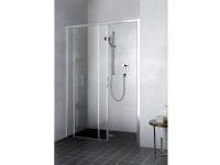 Дверь Kermi Liga  2050 x 1130 мм цвет стекла-прозрачный цвет фурнитуры-серебристый глянцевый LI D2R 12520 VA K