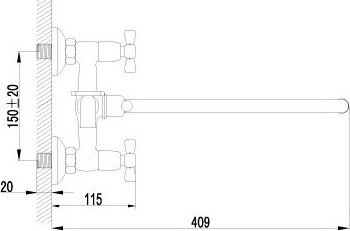 Смеситель Lemark Benefit LM2551C универсальный