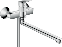 Смеситель для ванныс длинным изливом Hansgrohe Logis, 71402000 Смеситель для ванныс длинным изливом Hansgrohe Logis, 71402000