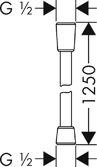 Смеситель Hansgrohe Metropol 32532670 напольный