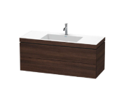 Тумба под раковину Duravit L-Cube  цвет-каштан темный LC6929N5353 hog2