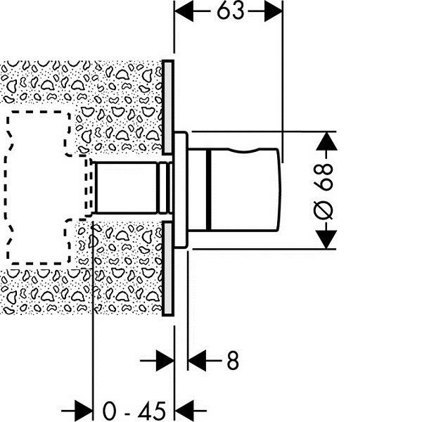 Вентиль Hansgrohe