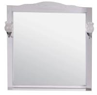 Зеркало ASB-Woodline Римини Nuovo 80 Белый (патина серебро) 10180