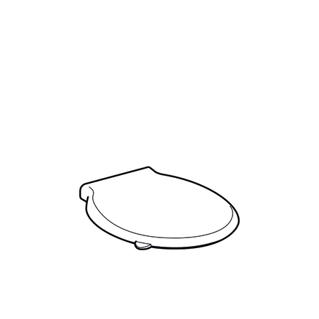 Сиденье с крышкой для унитаза Geberit Renova Comfort, крепление снизу, цвет белый 572850000