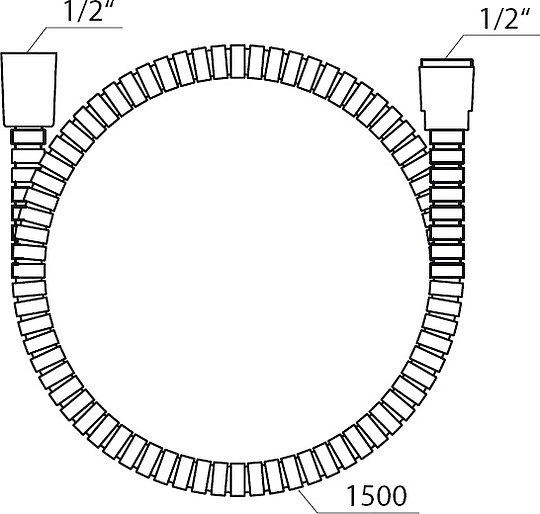 Душевой шланг Ravak 150 см 912.50 X07P065