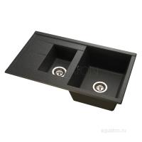 Мойка для кухни Aquaton Делия 87 графит 1A716232DE210 Мойка для кухни Aquaton Делия 87 графит 1A716232DE210