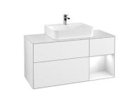 Тумба под раковину Villeroy&Boch Finion  цвет-лак белый глянцевый G171GFGF hog2