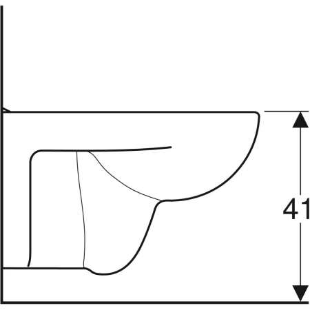 Унитаз подвесной Geberit Renova Plan, 540 мм 202150000 Унитаз подвесной Geberit Renova Plan, 540 мм 202150000