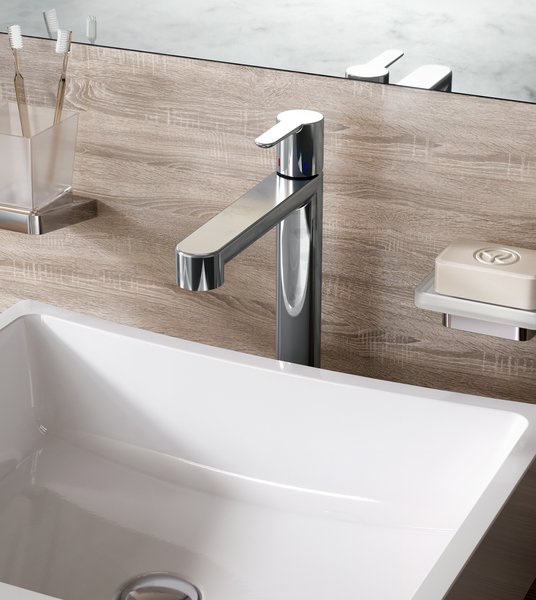 Смеситель для умывальника Ravak PU 015.00 высокий X070114