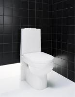 Унитаз Gustavsberg ARTic 4310, двойной слив 3/6 литров, сиденье с крышкой с мех. soft-close, крепление из нерж. стали, GB114310301737