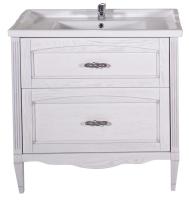 Подстолье ASB-Woodline Римини Nuovo 80 Белый (патина серебро) 10182