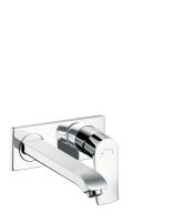 Смеситель для раковины Hansgrohe Metris, скрытого монтажа, с изливом 22,5 см, 31086000