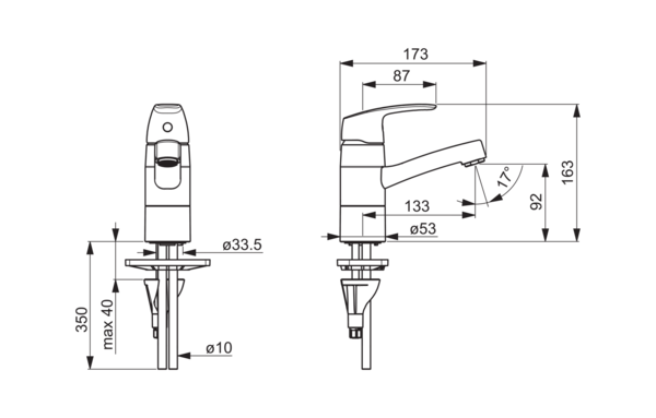 Смеситель для раковины Oras Safira 1015