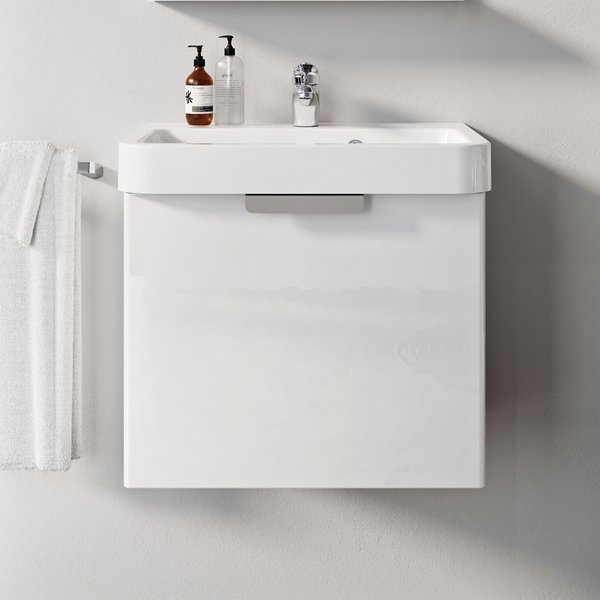 Тумба под умывальник RAVAK SD BeHappy II 530 белая X000001097