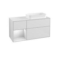 Тумба под раковину Villeroy&Boch Finion  цвет-Glossy White Lacquer G271GFGF hog2