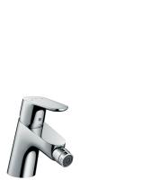 Смеситель для биде, однорычажный, Eco картридж, со сливным гарнитуром Hansgrohe Focus, 31928000 Смеситель для биде, однорычажный, Eco картридж, со сливным гарнитуром Hansgrohe Focus, 31928000