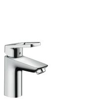 Смеситель для раковины 100, однорычажный, со сливным гарнитуром Hansgrohe Logis Loop, 71151000