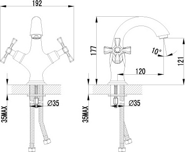 Смеситель Lemark Benefit LM2506C для раковины