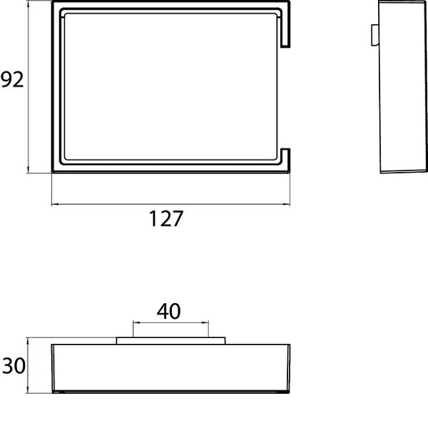 Бумагодержатель Emco Liaison с крышкой  1800 001 00 Бумагодержатель Emco Liaison с крышкой  1800 001 00