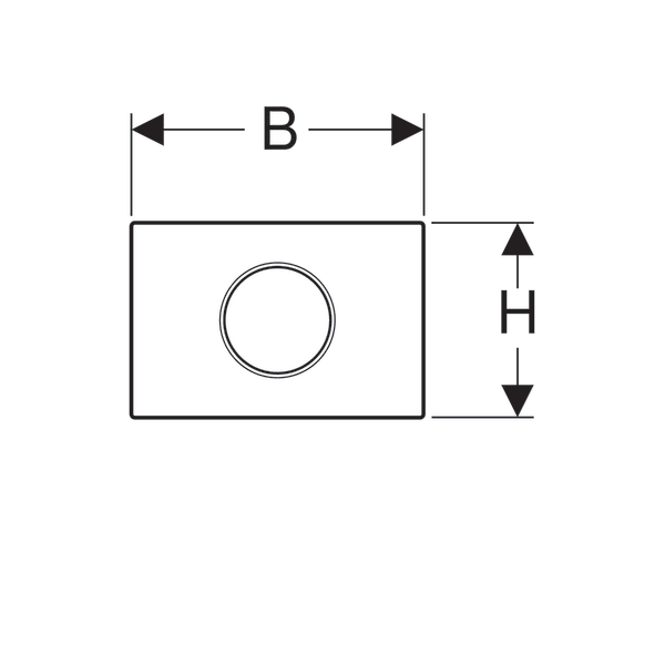 Система электронного управления смывом унитаза Geberit, питание от сети, двойной смыв, смывная клавиша Sigma10, автоматический / бесконтактный смыв: полированная нержавеющая сталь 115.907.SN.1
