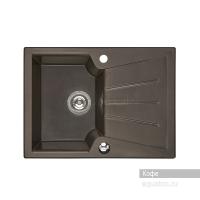 Мойка для кухни Aquaton Монца прямоугольная с крылом кофе 1A716032MC280