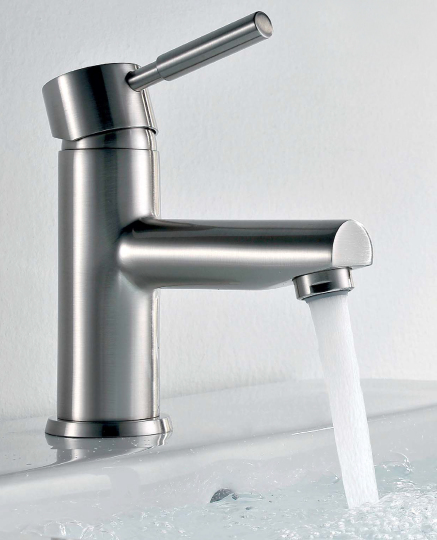 Смеситель Wasserkraft Wern 4203 для раковины, матовый хром