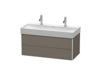 Тумба под раковину Duravit XSquare  цвет-фланелево-серый шелковисто-матовый XS416309090 hog2
