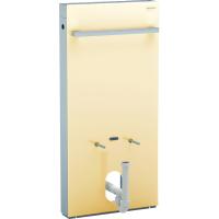 Сантехнический модуль Geberit Monolith для биде, 101 см, с держателем для полотенец: Стекло / Песок 131.030.TG.5