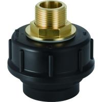 Переходник Geberit с наружной резьбой и винтовым соединением: d=50мм, G=1/2" 152.979.00.1