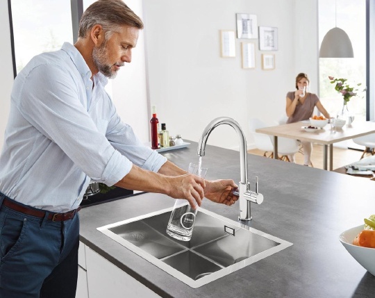 Смеситель Grohe Blue Home 31455000 с функцией фильтрации и газирования воды