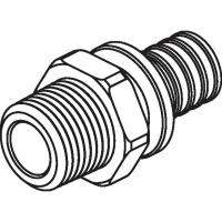 Переходник Rehau RAUTHERM S Н 20 1/2" оцинкованная латунь 12685701001 HogPer