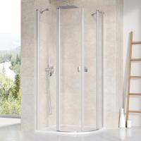 Душевой уголок RAVAK CHROME CSKK4-80  сатин+стекло Transparent 3Q140U00Z1 Душевой уголок RAVAK CHROME CSKK4-80  сатин+стекло Transparent 3Q140U00Z1