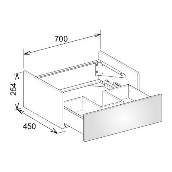 Тумба под раковину Keuco Edition 400  цвет-дуб кашемир 31440870101 hog2