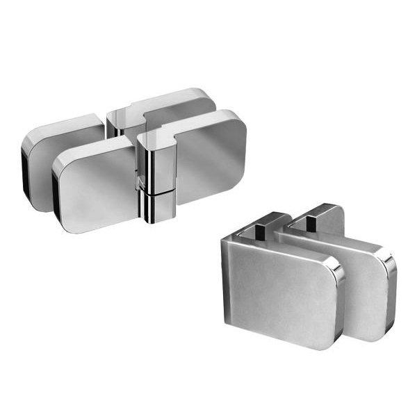 Набор металлических деталей для душевых дверей Ravak B SET BVS2-R 100 хром D01000A071 Набор металлических деталей для душевых дверей Ravak B SET BVS2-R 100 хром D01000A071