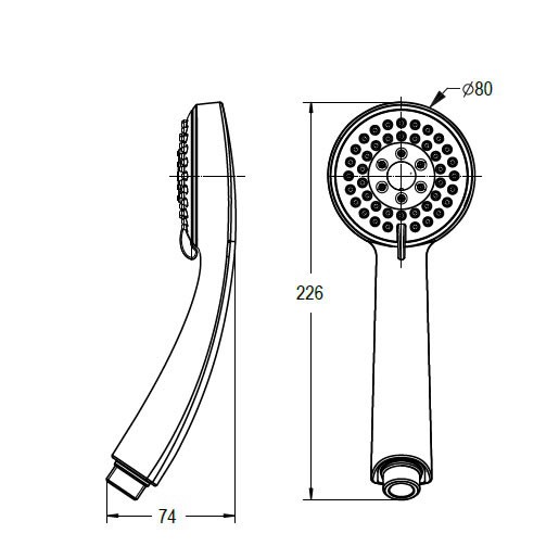 Душевая лейка Vidima Сева Джет M3 BA184AA