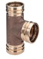 Тройник Sanpress XL 108,0x76,1x108,0, бронза,  354435