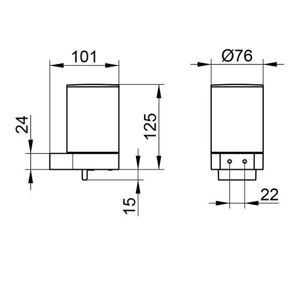 Дозатор для жидкого мыла Keuco Plan дозатор  14951010000