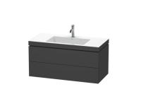 Тумба под раковину Duravit L-Cube  цвет-графит матовый LC6928O4949 hog2