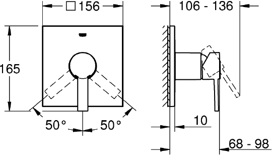 Смеситель Grohe Allure 24069000 для душа
