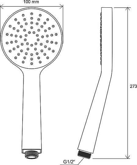 Душевая лейка Ravak Flat S 1 функция 960.00 X07P343