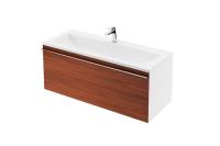 Тумба под умывальник RAVAK SD 800 Clear белая/вишня X000000758