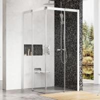 Душевой уголок RAVAK MATRIX MSRV4-80/80 белая+транспарент 1WV44100Z1