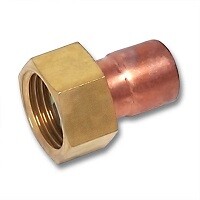 Переход 22x3/4" ВП-ВР с накидной гайкой медь 5359g 53592234 HogPer