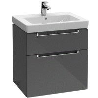 Тумба под раковину Villeroy&Boch Subway 2.0  цвет-дуб графитовый A91000FQ hog2