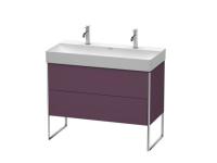 Тумба под раковину Duravit XSquare  цвет-темно-лиловый шелковисто-матовый XS444409494 hog2